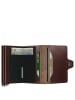 Secrid Dusk Twinwallet - Geldbörse 6cc 10.2 cm RFID in dark brown