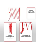 MCW Absperrgitter B34 ausziehbar, Höhe 103cm, Breite 28-200cm