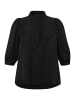 KAFFE curve Langarm-Bluse KCellinor in Black Deep CC