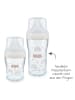 NUK Glas-Flasche 4er Pack Perfect Match 120 ml in weiss,weiss,motiv