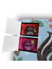 Mr. & Mrs. Panda Adventskalender Stinktier Yoga mit Spruch in Eisblau
