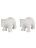Butlers Kerzenhalter NORTHERN LIGHTS 2er-Set in Beige