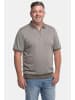 Men Plus Poloshirt in hellbraun