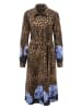 Aniston CASUAL Blusenkleid in schwarz-beige-braun-blau-hellblau