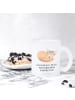 Mr. & Mrs. Panda Tee Tasse Wüstenfuchs Blumen mit Spruch in Transparent