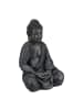 relaxdays Buddha Figur in Dunkelgrau - (H)50 cm