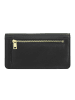 DuDu Canarie Geldbörse RFID Schutz Leder 17.5 cm in black-lavander