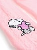 Snoopy Peanuts Snoopy Hüttensocken Strick Haussocken Kuschelsocken in rosa