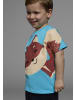 Kidsworld Shirt & Shorts in türkis/marine