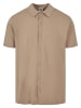 Urban Classics Short Sleeve Shirt in unionbeige