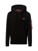 Alpha Industries Kapuzenpullover in schwarz - 0001