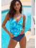 s.Oliver Tankini-Top in türkis bedruckt