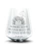 Mr. & Mrs. Panda Glas Seeigel mit Spruch in Transparent