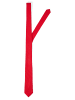 Andrew James Krawatte in rot - 0001