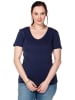 sheego T-Shirt in marine