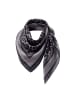 faina Women Feminine Scarf in Beige Black Leo