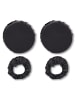 Zamboo Radschutz 4er Pack für Kinderwagen in black