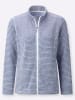 WITT WEIDEN Strickfleece-Jacke in jeansblau-meliert