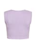 Swirly Damen Crop-Top in LAVENDEL