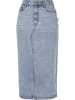 Urban Classics Maxi Skirts in tinted lightblue washed
