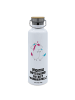 Mr. & Mrs. Panda Trinkflasche Aus Edelstahl Einhorn Mitteilung m... in Weiß