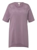 Ulla Popken Longshirt in grau-flieder