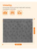 Feandrea Tierdecke Basco in Grau - (B)101 x (H)1 x (T)73 cm