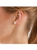 Yokoamii Perlen-Ohrstecker aus Metall-Legierung mit Glasperle in gelbgold