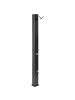 Beliani Gartendusche YARACUY in Schwarz - (W) 19 x (H) 217 x (L) 19 cm