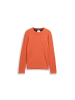 Tom Tailor Pullover in chili orange melange
