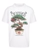 Mister Tee Mister Tee Herren Bonsai Heavy Oversize Tee in white