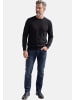 Redmond Pullover Basic in Schwarz / dunkelblau