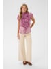 SAINT TROPEZ Langarm - Hemd LiljaSZ Gerade Passform in Raspberry Rose Camouflage