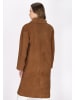 DreiMaster Women Coat in cognac