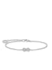 Thomas Sabo Armband Infinity Silber in silber, weiß
