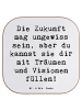 Mr. & Mrs. Panda Untersetzer Quadratisch Spruch Zukunftsplanung ... in Weiß