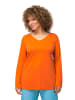 Ulla Popken Longsleeve in knallorange