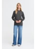 Oxmo Sweater OXMILLE ONECK in Grau