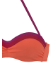S. Oliver Bügel-Bandeau-Bikini-Top in orange-berry