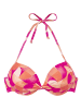LASCANA Push-Up-Bikini-Top in beere-pfirsich