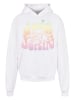 F4NT4STIC Ultra Heavy Hoodie PLUS SIZE Janis Joplin Pastel Logo in weiß