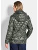 GOLDNER Jacke Steppjacke mit Rautenmuster in khaki