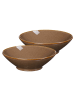 2er Set Servierschalen Sahara in Dunkelbraun ø 24 cm