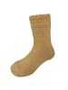 Yalion 6er-Set: Antirutschsocken Vollplüsch in Braun