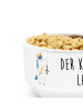 Mr. & Mrs. Panda Müslischale Einhorn König mit Schwert mit Spruch in Weiß