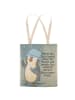 Mr. & Mrs. Panda Tasche Pinguin Duschen Design mit Spruch in Weiß