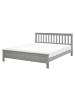 Beliani Doppelbett MAYENNE in Grau - (W) 169 x (H) 88 x (L) 208 cm