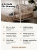 Sämann Beistellbett mit Rollen & Umbauseite - grau - Dreamy 4 in 1 Bett