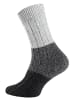 Clark Crown® Norweger Wollsocken 4 Paar in Grau