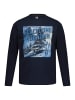 JP1880 Kurzarm T-Shirt in navy blau